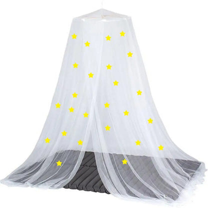 Bed Canopy Glowing Stars Lightweight Dreamy Mosquito Net Isolate Insects for All Cots Home Single Beds Double Beds