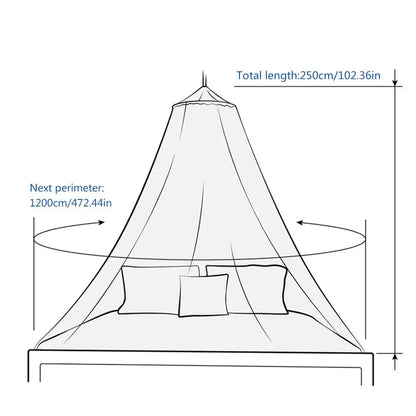 Bed Canopy Glowing Stars Lightweight Dreamy Mosquito Net Isolate Insects for All Cots Home Single Beds Double Beds