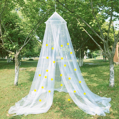 Bed Canopy Glowing Stars Lightweight Dreamy Mosquito Net Isolate Insects for All Cots Home Single Beds Double Beds